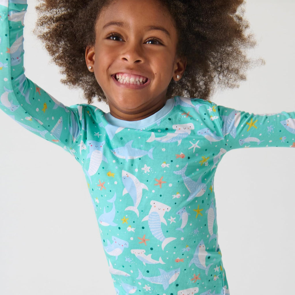 Two-Piece Pajama Set, Viscose from Bamboo, Toddler Kids PJs