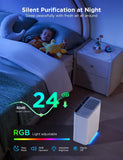 Smart Air Purifier for Home Large Rooms, Covers up to 1046 ft², PM2.5 Monitor, Sleep Mode, 3-in-1 Fi