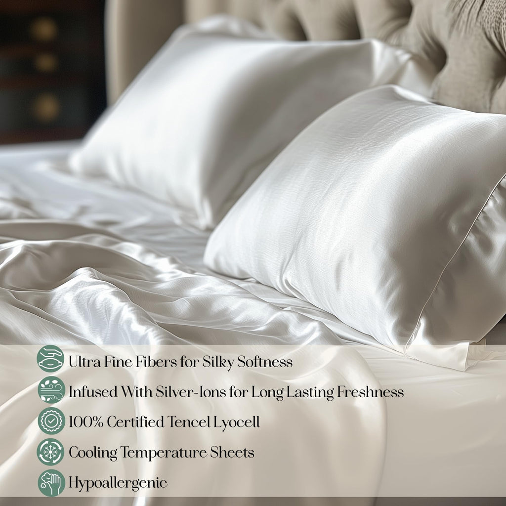 Eucalyptus Sheets, Softer Than Silk Fibers, Sheet Set