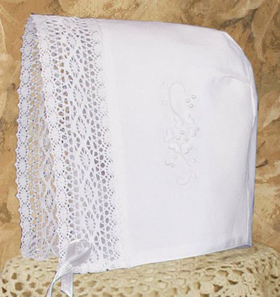 Girls Special Occasion 25" Cotton Christening Baptism Victorian Style Dress