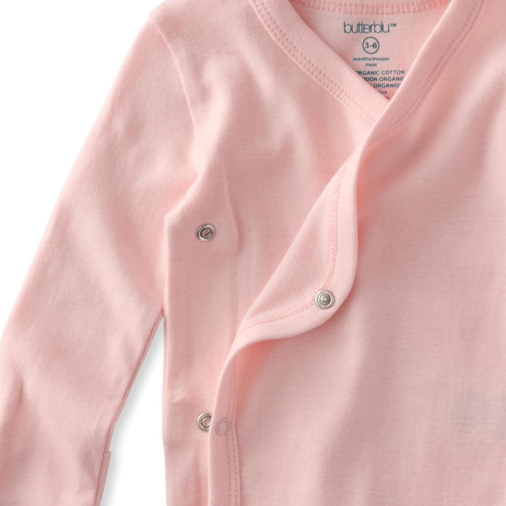 Sterling Pack Side Snap Long Sleeve Bodysuits 100% Cotton