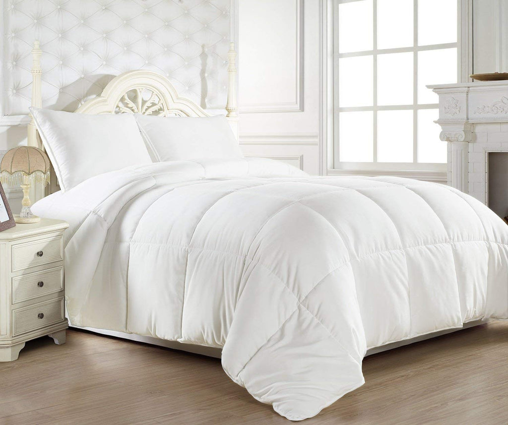 Full Size All Season Duvet Insert, Heavyweight Quilted Fluffy Bed Comforter with Corner Tabs