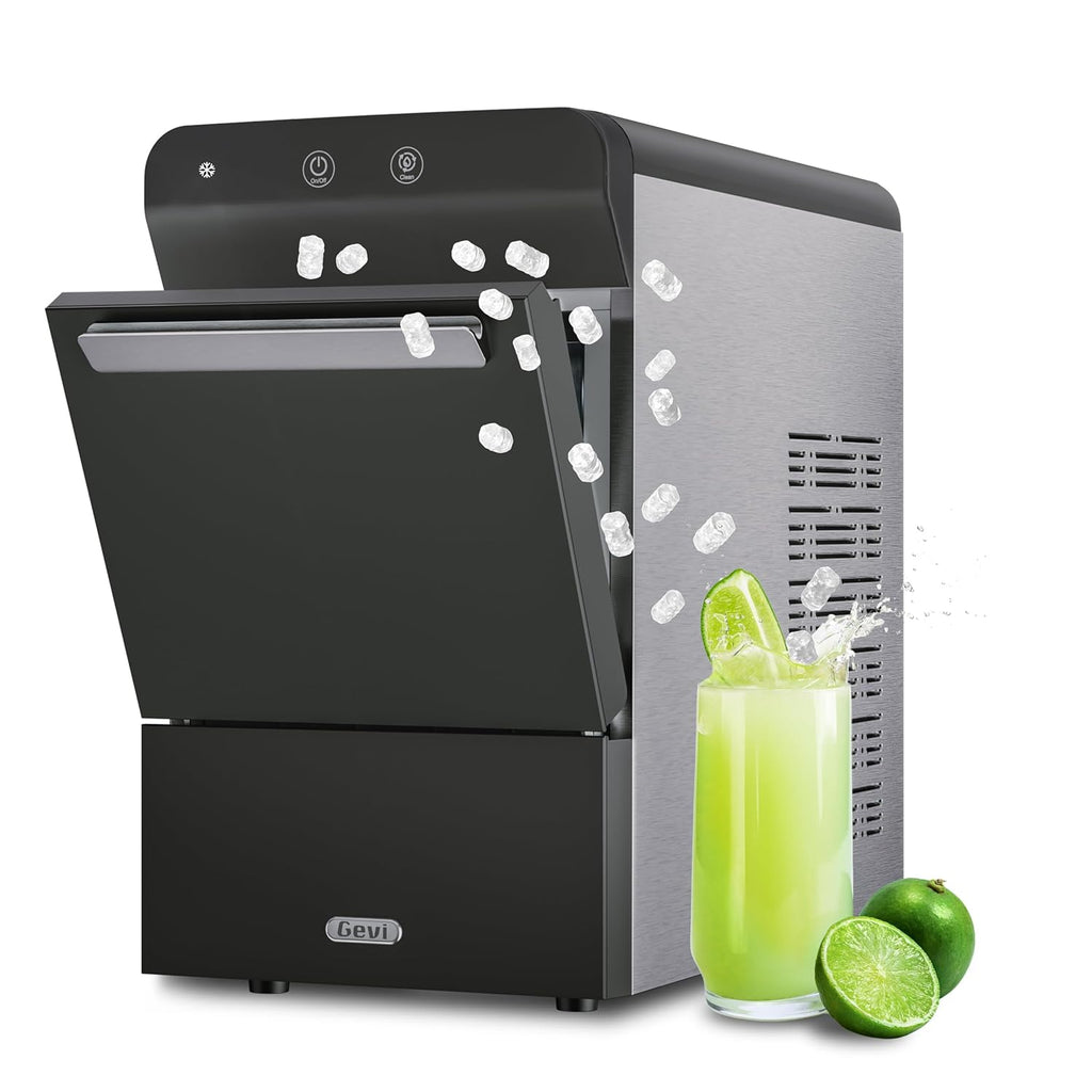V2.0 Nugget Ice Maker, 38lbs/24H Countertop Pellet Ice Machine with Self-Cleaning, Energy-Efficient, Chewable Pebble