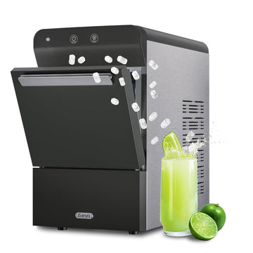 V2.0 Nugget Ice Maker, 38lbs/24H Countertop Pellet Ice Machine with Self-Cleaning, Energy-Efficient, Chewable Pebble