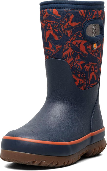 Grasp Kids Waterproof Rain Boots, Insulated Winter Snow Boots