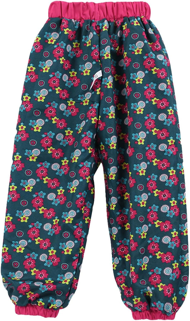 Toddler Girls Raincoat Waterproof Rain Jacket toddler Hooded Pants Suit
