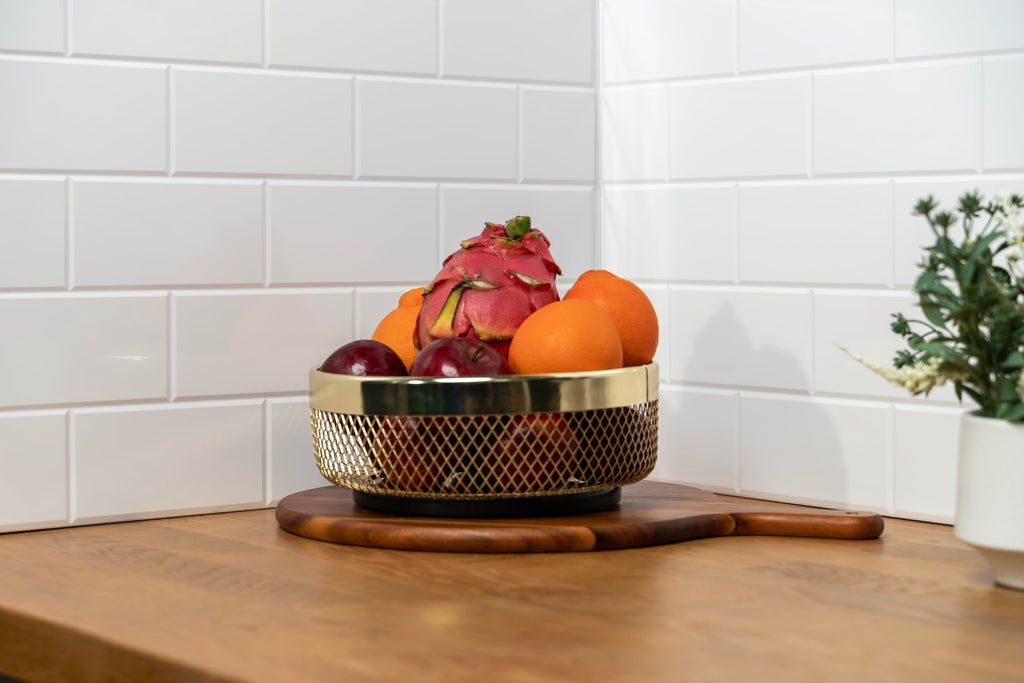 Plain to Beautiful Gloss White Subway Kitchen Backsplash Kit