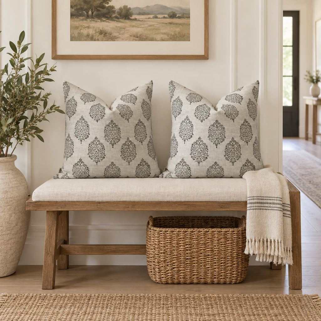 Throw Pillow Covers 18x18 inch Olive Green Decorative Pillow Covers