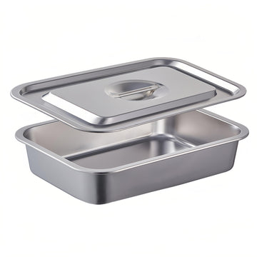 4 Inch Extra Deep Lasagna Baking Pan with Lid, 7.4Qt