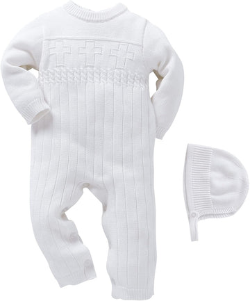 2 Pc Knit - Boy Clothes,Baptism Christening Outfits