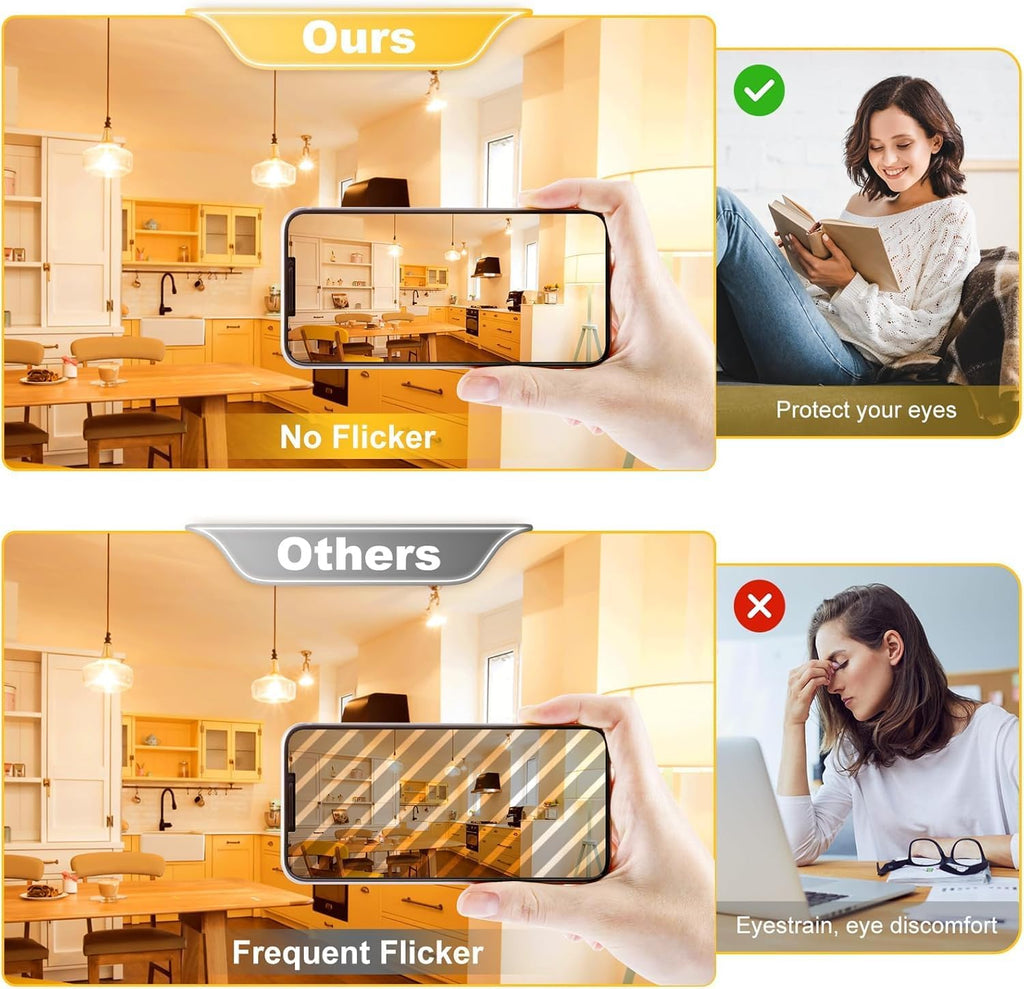 KEI D34L Refrigerator LED Bulb (80W Equivalent) W11216993 E26 Appliance Bulb Replace AP6278388 PS12364857 KEL3418L