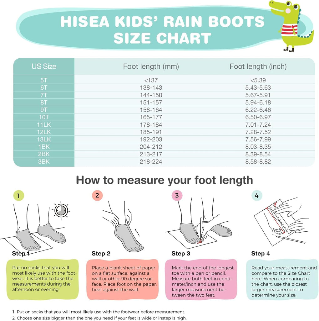Kid's Deck Boots Waterproof Lightweight Ankle Rain Boots