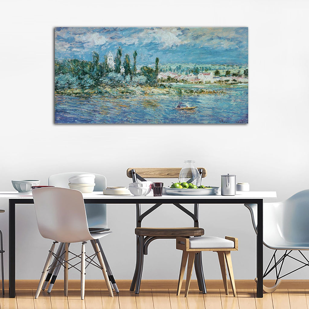 Landscape with Thunderstorm Canvas Wall Art Prints 29" x 58"