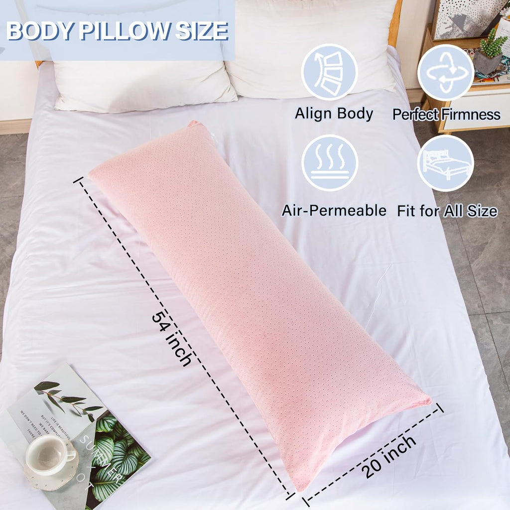 Body Pillow, Memory Foam Body Pillows for Adults Sleeping, Long Pillow for Bed, Big Large Firm Full Body Pillow for