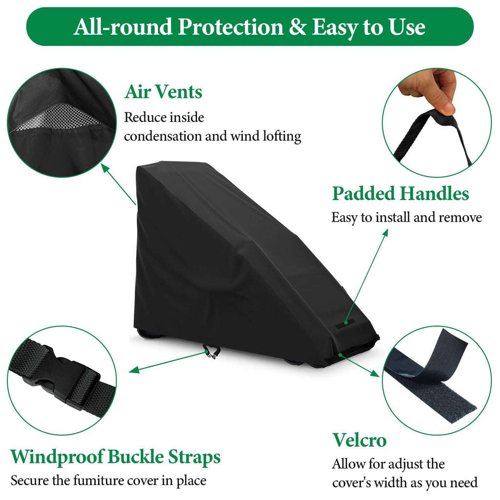 Zero Gravity Chair Cover Outdoor Folding Lawn Lounge Chair Covers Waterproof All Weather Dustproof Oxford Anti with
