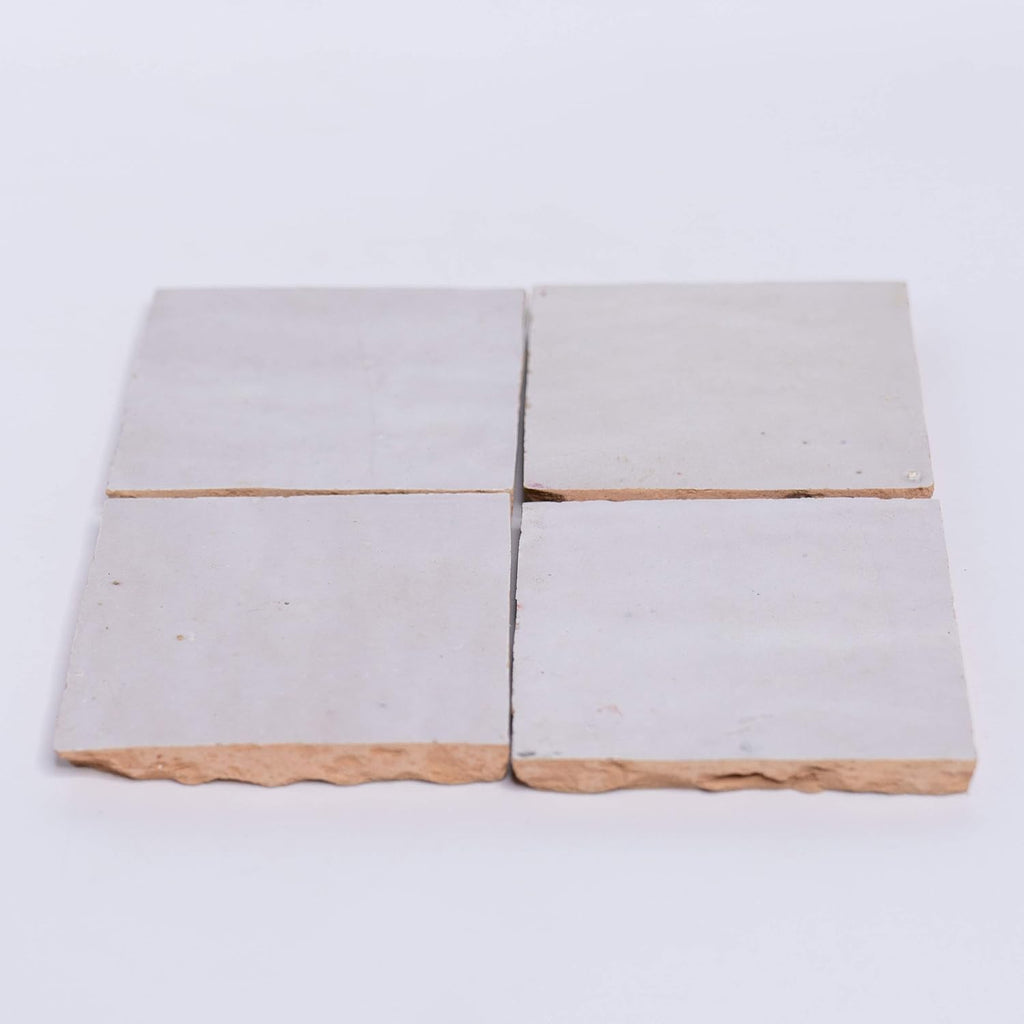 Mosaic & Tile House Handmade 4x4-in. Solid Color White (MSC01-02)