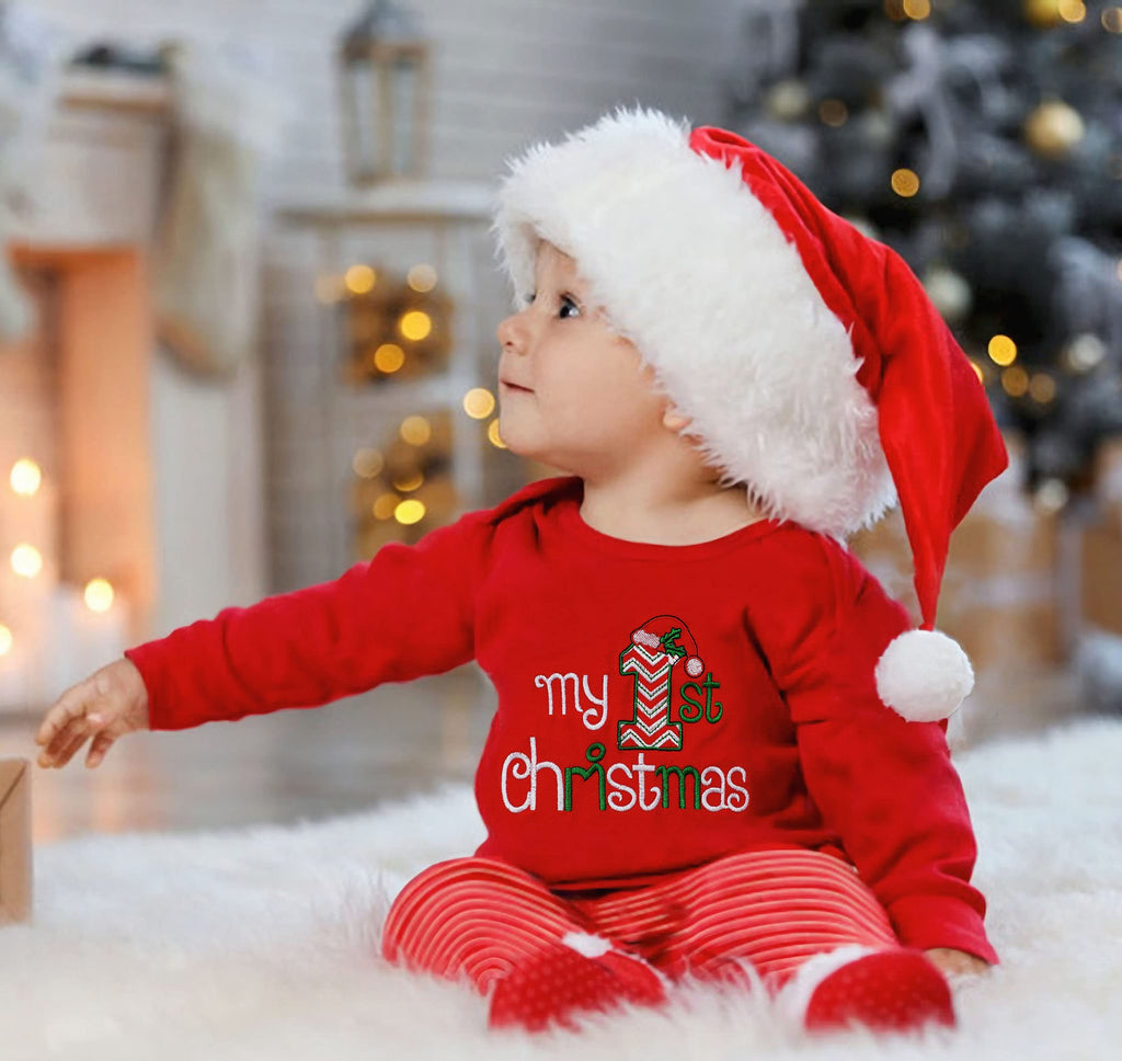Baby Christmas Outfit, My First Christmas Baby Girl Boy Outfit 1st