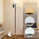 Wood Floor Lamp 30W 3000Lm Super Bright LED Wooden Floor Lamp