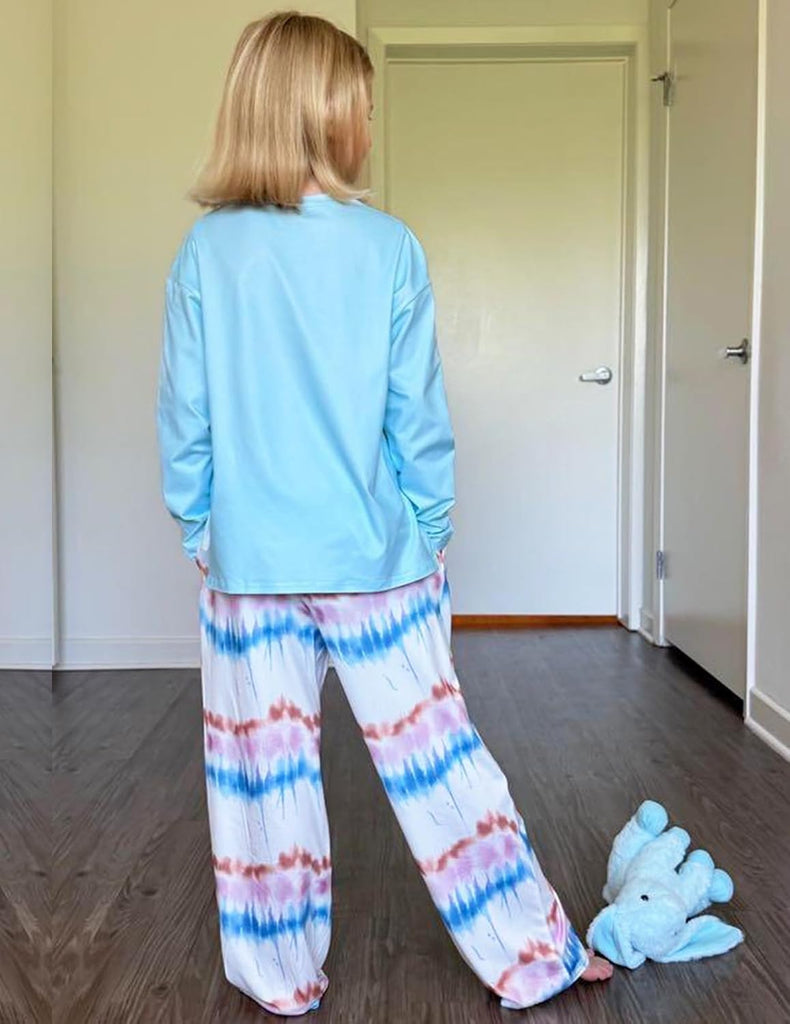 Girls Pajamas Cute Long Sleeve and Pants Pjs Set Kids Sleepwear