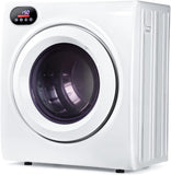 2.65 Cu.Ft Portable Dryer with Exhaust Hose, Clothes Dryer with Four Functions, 1400w Dryer Machine with Stainless