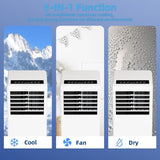 8000 BTU Portable Air Conditioner, Quiet AC Unitw/Remote Control & 24H Timer, 3 in