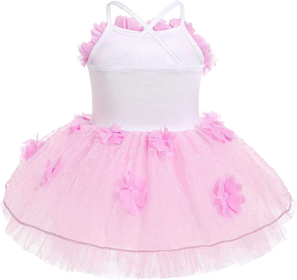 1/2 Birthday Girl Outfit for Baby Girl's Six Months Party Dress with Flower Headband Photoshooting Summer Clothes