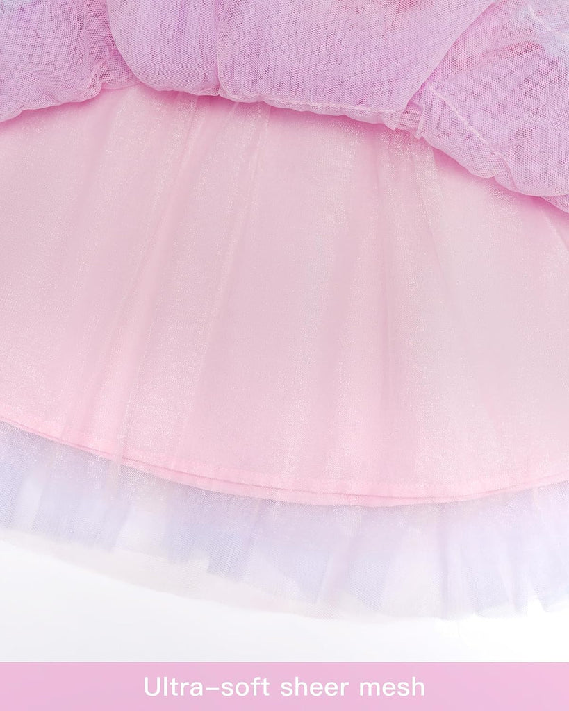 Toddler Girls Tutu Skirt Kids Layered Tulle Ballet Dance Skirt