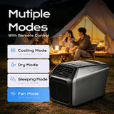 Portable Tent Air Conditioners,6800 BTU Heating, 7500 BTU Cooling, Heating 6-in-1 Portable Air Conditioner