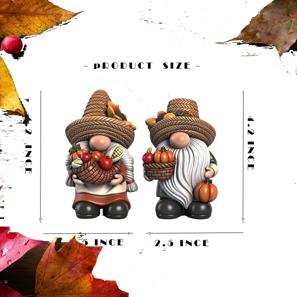 Fall Thanksgiving Decorations | Thanksgiving Gnomes for Indoor & Otdoor Garden Pumpkin Gnomes Decorations | Autumn