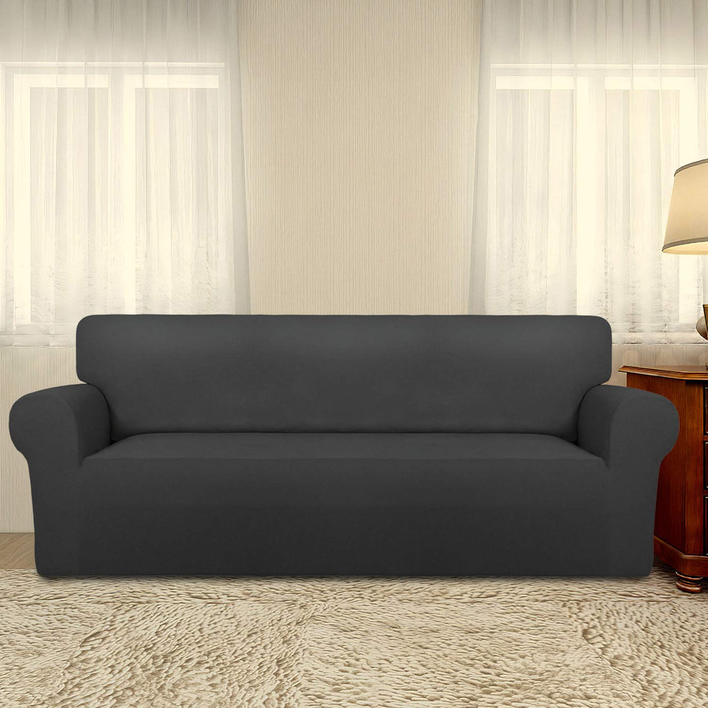 Stretch Couch Covers for Sofa Large Sofa Slipcovers Dark Gray
