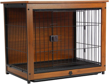 Dog cage Pet Cage with Crate Cover Pet Dog Cage Indoor Dog Fence Household Dog Bed Cat Rabbit Cage Dog House (X)
