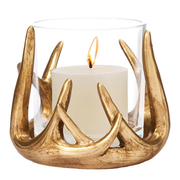 Christmas Candle Holder, Reindeer Antler Tealight Holder