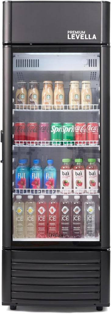 PRF657DX Glass Door Display Refrigerator 6.5 cu ft Commercial Beverage Cooler Me