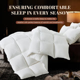 Feather Comforter, Filled with Feather and Down Fiber