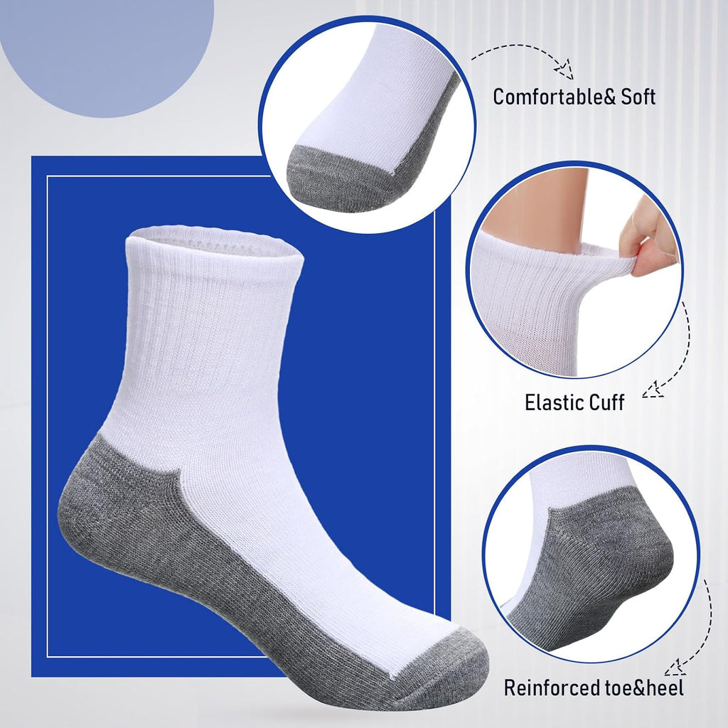150 Pairs Kids Socks Bulk, Unisex for Boys Girls