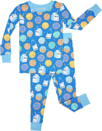 Two-Piece Pajama Set, Viscose from Bamboo, Toddler Kids PJs