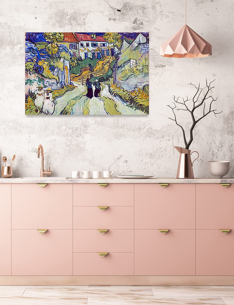 Canvas Wall Art, The Birth of Venus by Botticelli, Total Size 24x16 in