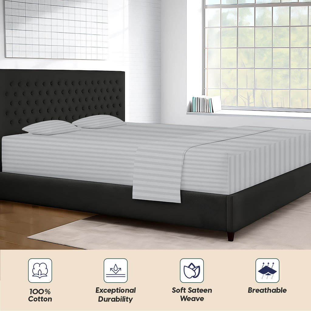 80" W x98 L 4Pc Texas King Sheet Set 100% Egyptian Cotton - 600 Thread Count, Fits 12" Deep Pocket - Soft Breathable
