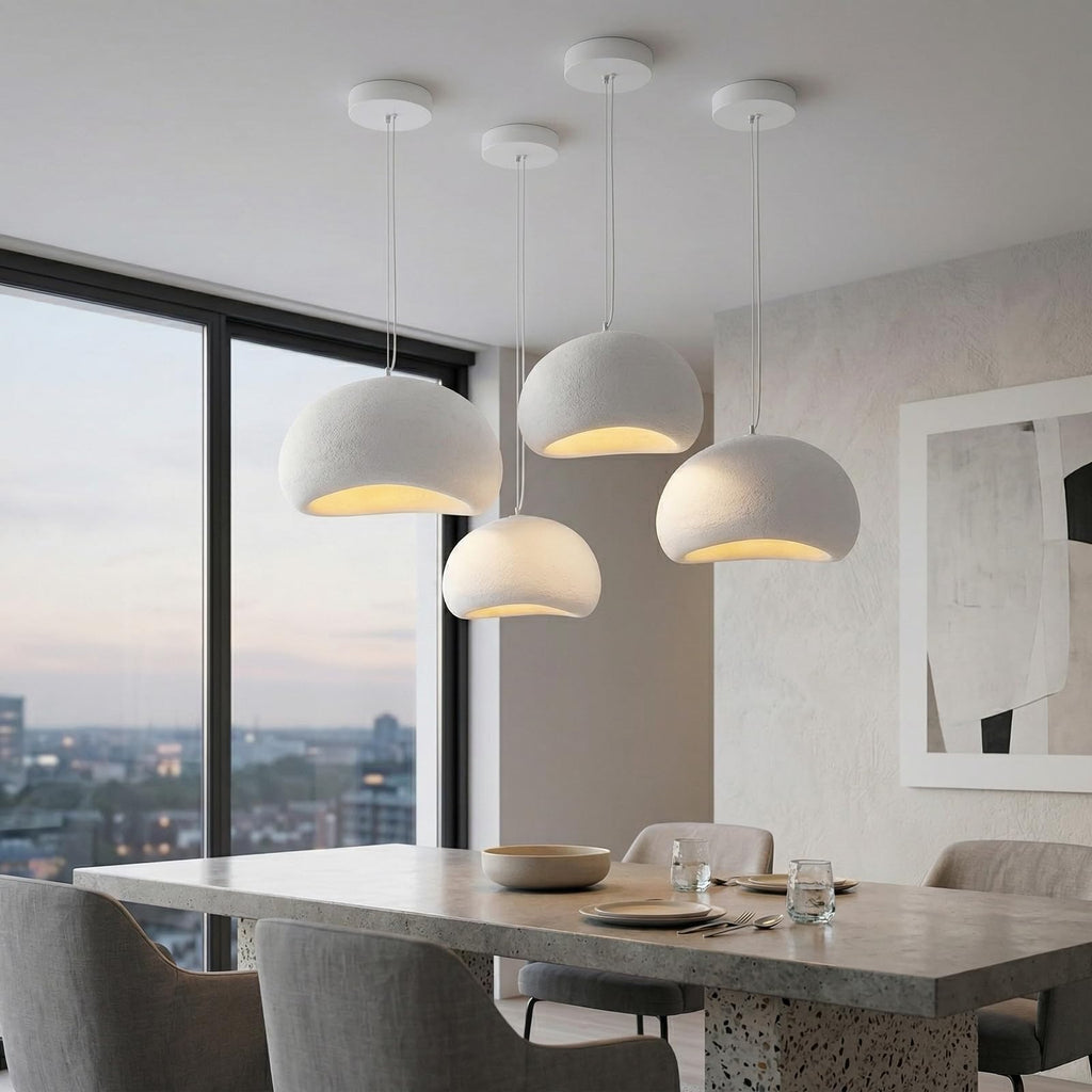 30cm Mini Size Wabi Sabi Pendant Light Kitchen Entryway Modern Hanging Lamp E26 Base Japanese Style Bird Nest Shape