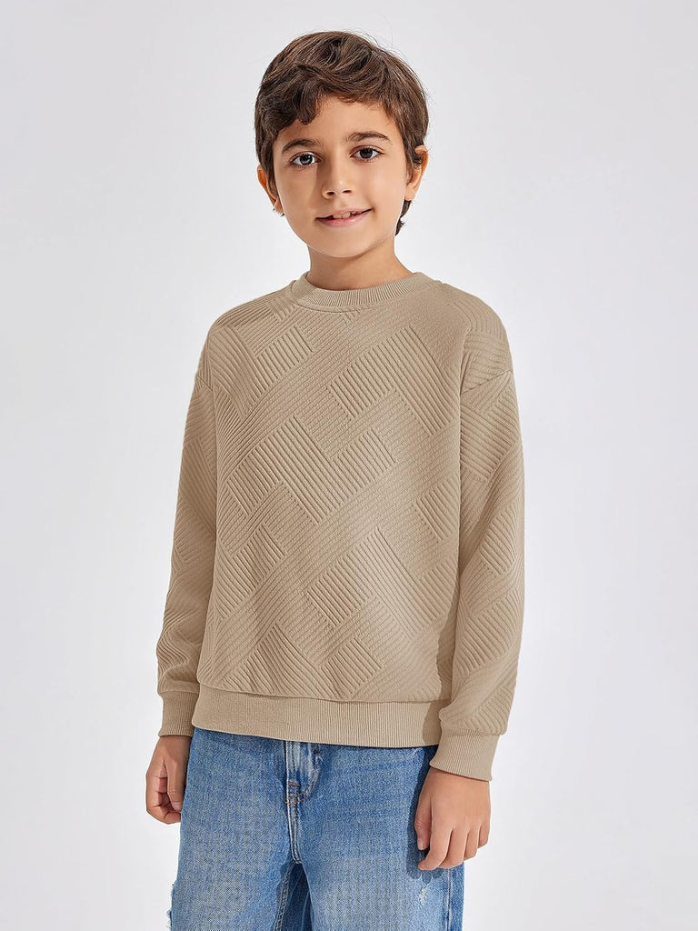 Boys Sweatshirts Kids Crewneck Long Sleeve Shirt Pullover Sweater