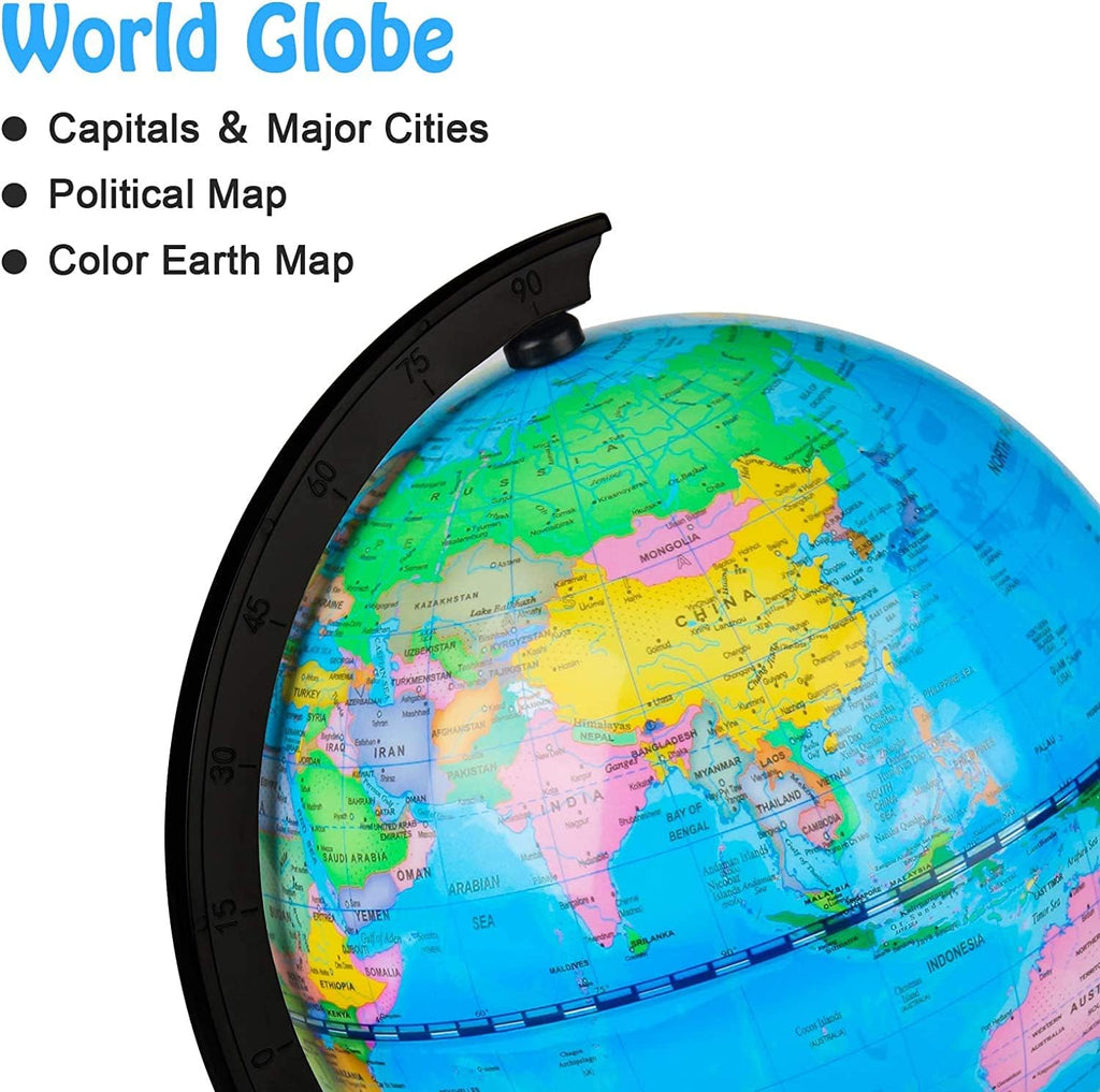 5.5" World Globe for Kids Learning