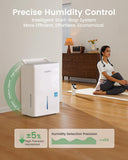 6000 Sq.Ft Energy Star Dehumidifier for Basement & Home, 120 Pint/Day with Drain Hose & Tank, Ultra Quiet (40 dB)