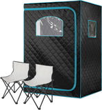 Full Size Infrared Sauna for Home, 2 Person Large Space Personal Home Sauna for Relaxation & Detox