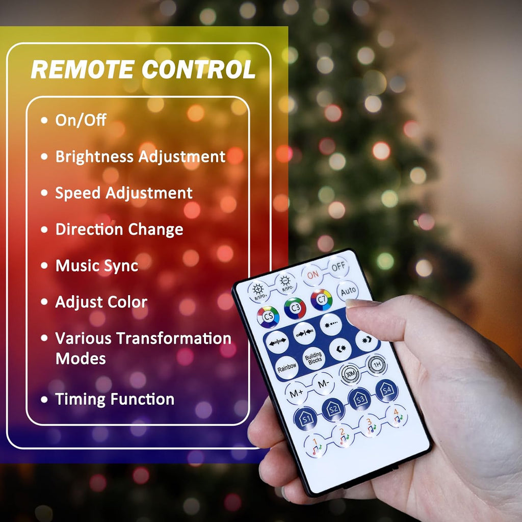 Smart Christmas Tree Lights 400 LED with APP & Remote Control