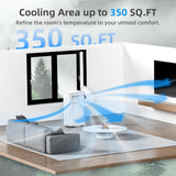 8000 BTU Portable Air Conditioner, 4-in-1 AC Unit with Cooling, Dehumidifier & Fan Modes, Sleep Mode
