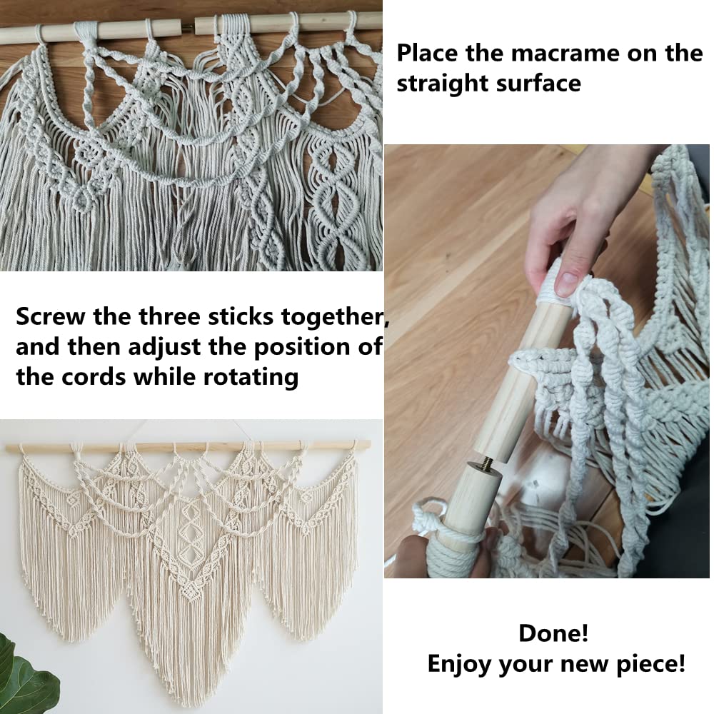 Large macrame wall hanging - Boho Tapestry Macrame Wall Decor Art- Chic Bohemian Woven Tapestry Home Decoration