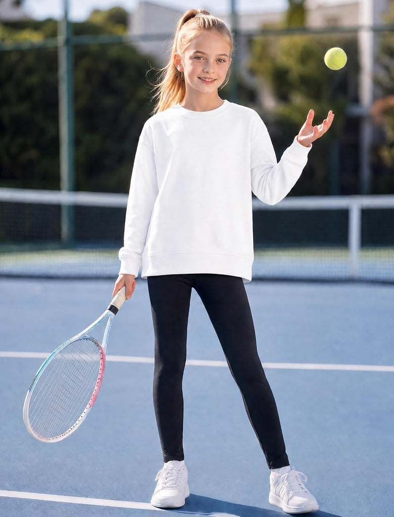 Girls Sweatshirt Long Sleeve Cotton Pullover Top