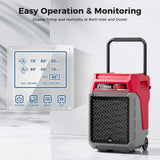 170 PPD Commercial Dehumidifier with Pump & Drain Hose, LGR Industrial Use