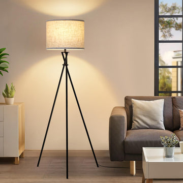 Floor Lamps, 61'' Tripod Floor Lamps with Rotary Switch