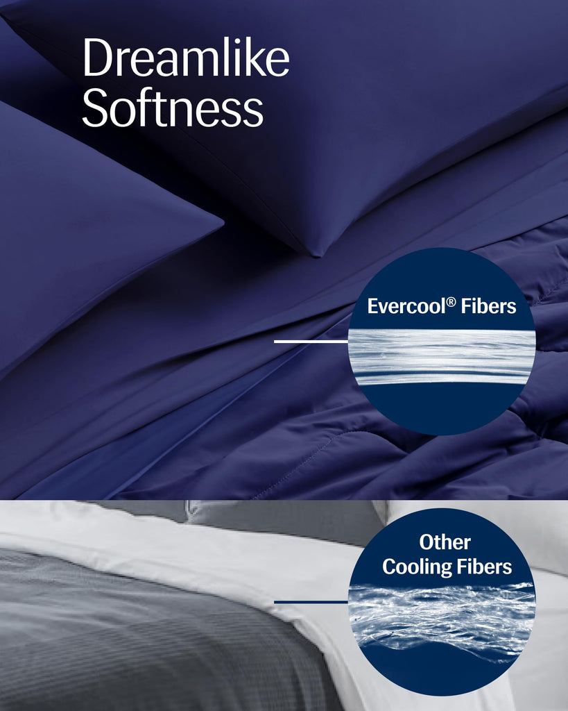 Evercool Cooling Comforter Blanket for Hot Sleepers, Full/Queen
